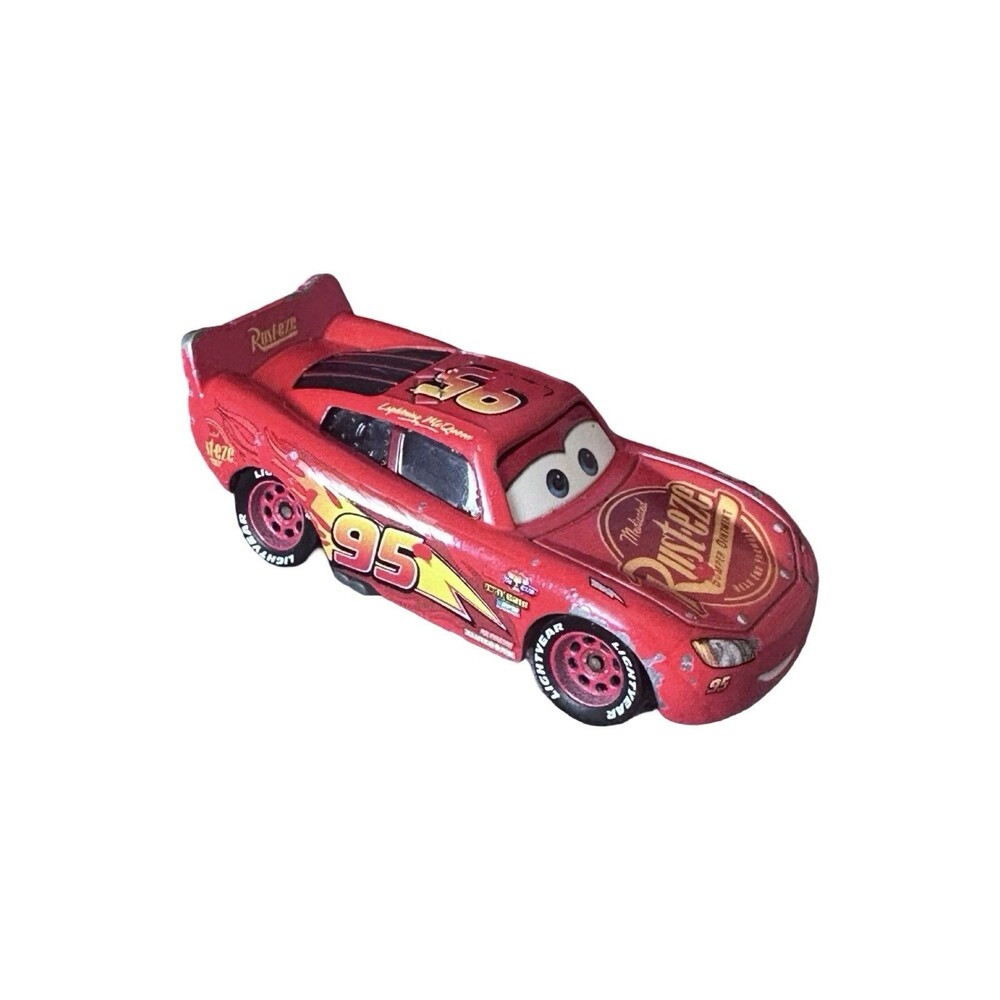 Disney Pixar Lightning McQueen MattelCars Diecast #95 Rusteze Race Car 1:55